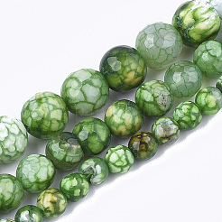 Природные треск агат бисер нитей&nbsp;LS-G-T119-01A-03