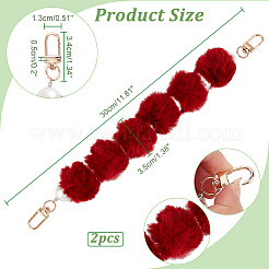 Мягкие короткие ремни для сумок FIND-WH0152-094C