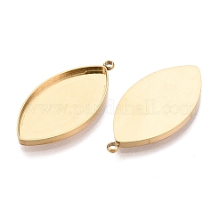 Componente cabochon pendente in acciaio inossidabile 304&nbsp;STAS-Q113-18C-G
