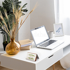 Прямоугольный держатель для визиток из нержавеющей стали 304 AJEW-WH0470-88RG