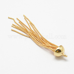 Латунные цепочки с кисточками&nbsp;LS-KK-F718-09G