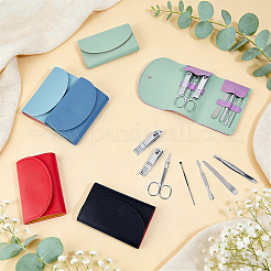 Set di strumenti per manicure in acciaio inossidabile 410 da 18 borsa e 6 colori con custodia&nbsp;MRMJ-WA0001-09