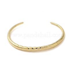 Браслеты-манжеты открытого типа из нержавеющей стали 304&nbsp;BJEW-K241-02G-G