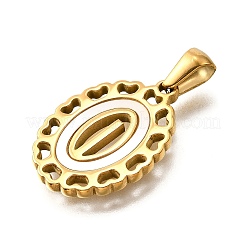 Подвески из нержавеющей стали 304 золотистого цвета STAS-K300-02G-I