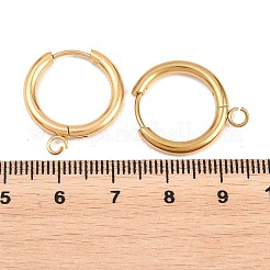 Componenti per orecchini a cerchio in acciaio inossidabile 316&nbsp;EJEW-B158-01D-G