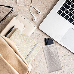 5 шт. 5-цветный чехол для солнцезащитных очков из искусственной кожи AJEW-GL0002-52