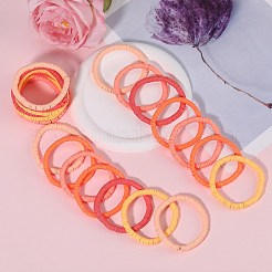 Polymer Clay Heishi Surfer Stretch-Armbänder-Set&nbsp;BJEW-SW00126