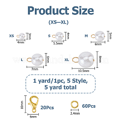 Kits de colliers/bracelets à chaîne à faire soi-même&nbsp;DIY-HS0002-43G