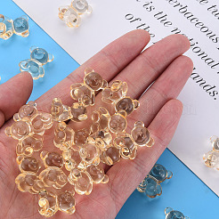 Прозрачные акриловые бусины MACR-S373-80-B04