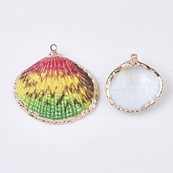 Подвески из гальванической оболочки SSHEL-T008-30