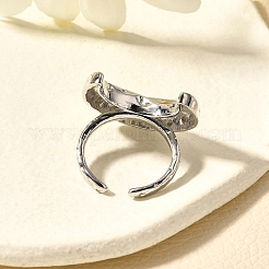 Латунные манжеты для женщин RJEW-Q008-07A-P