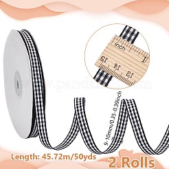 Нейлоновая лента с принтом в клетку OCOR-WH0097-70B