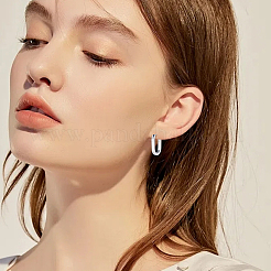 8 пара серег-колец Huggie Hoop из нержавеющей стали 304&nbsp;EJEW-SC0001-76P