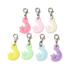 Подвесные украшения в виде акриловой луны&nbsp;HJEW-JM04069