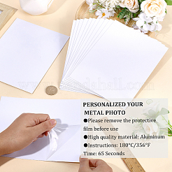 Алюминиевая термотрансферная печать пустая индикаторная пластина&nbsp;DIY-CP0013-28A