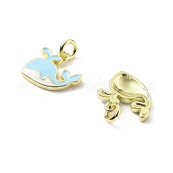 Латунь эмаль подвески&nbsp;KK-Z114-17G-01