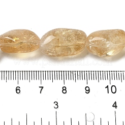 Природный цитрин бисер нитей G-F771-D01-01