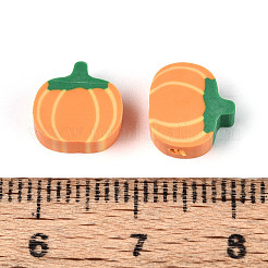 Хэллоуин бусины из полимерной глины ручной работы CLAY-T022-15B