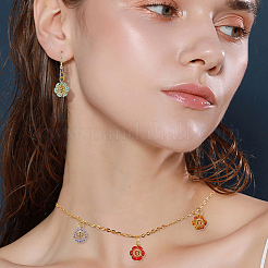 Акриловые подвески с золотым металлическим покрытием&nbsp;PALLOY-AB00032