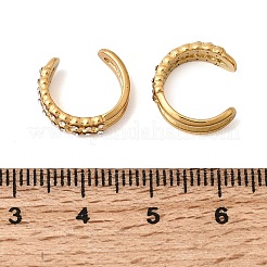Manschettenohrringe aus 304 Edelstahl mit Strassen&nbsp;EJEW-L313-04G