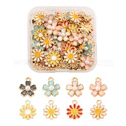 80шт 8 стиля сплава эмалевые подвески&nbsp;X1-ENAM-FS0001-03LG