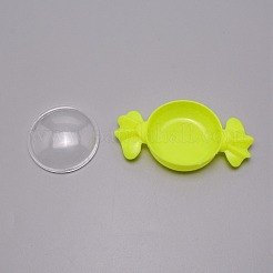 Scatole di caramelle di plastica&nbsp;CON-WH0088-01