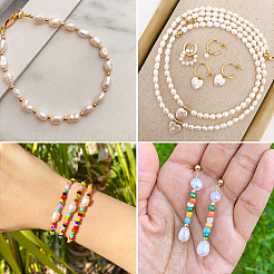 Наборы для изготовления эластичных браслетов своими руками DIY-BY0001-44