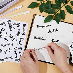 ПВХ самоклеющиеся декоративные наклейки DIY-WH0308-368A