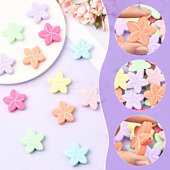 16 шт. цветочные бусины из пищевого силикона&nbsp;SIL-SC0002-98