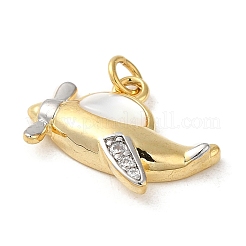 Покрытие стойки латунь микропаве кубический цирконий с подвесками в виде морских ракушек&nbsp;KK-Q795-12G