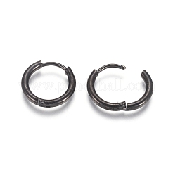 Creolen aus 304er Edelstahl&nbsp;EJEW-F111A-14mm-B