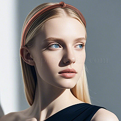 5 шт. 5 цвета искусственная кожа резинки для волос узел для женщин и девочек&nbsp;OHAR-CL0001-01