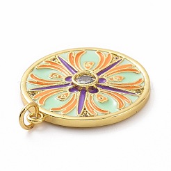 Кулоны Claer с кубическим цирконием из латуни KK-E068-VF009