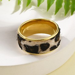 Кольца из нержавеющей стали 304 толщиной 10 мм для женщин RJEW-K248-15D-G