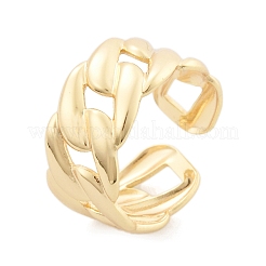 Латунные манжеты для женщин RJEW-B119-13G