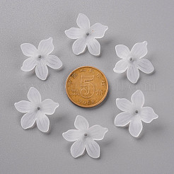 Матовые акриловые колпачки из бисера MACR-S371-05A-701