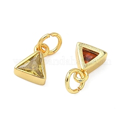 Латунные микро проложить кубического циркония подвески&nbsp;KK-L264-03G