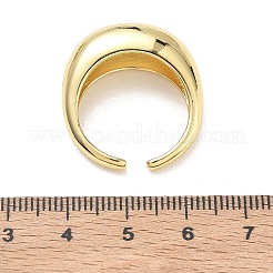 Offene Manschettenringe aus Messing&nbsp;RJEW-C170-03G