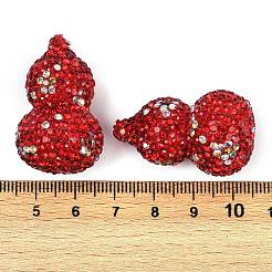 Ручной полимерной глины шариков Rhinestone CLAY-B006-01