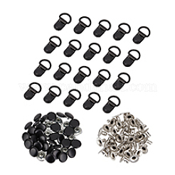 40 set di ganci per lacci degli stivali in ottone&nbsp;FIND-PH0020-75A