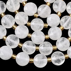 Природных кристаллов кварца бисер нитей&nbsp;G-C116-A186-02