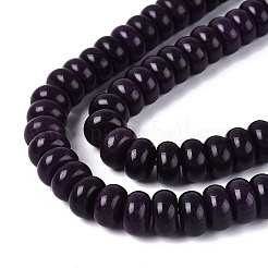 Chapelets de perles de jade blanche naturelle&nbsp;G-Q613-01F-22