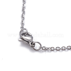 Colliers pendentifs en acier inoxydable 304&nbsp;NJEW-E141-28P