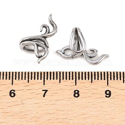 Серьги из нержавеющей стали Plant 316&nbsp;AJEW-C044-10AS