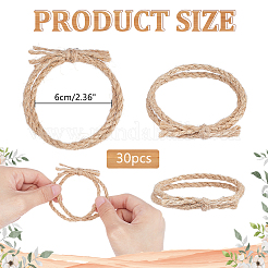 30 шт. декоративных элементов из джутового шнура&nbsp;AJEW-ME00014