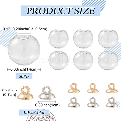 Наборы для изготовления круглых стеклянных шарообразных бутылок своими руками&nbsp;DIY-YW0016-08