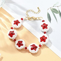 Браслеты-цепочки Миюки со стеклянными семенами BJEW-MZ00038-02