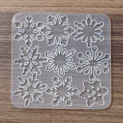 Силиконовые Молды для подвесок в виде снежинок своими руками&nbsp;X1-DIY-G100-01D