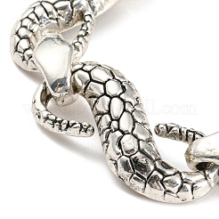 Braccialetti a catena a maglie di serpente in lega stile bohémien per donna&nbsp;BJEW-H327-01AS