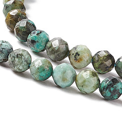 Natürliche afrikanische türkis (jasper) perlen stränge&nbsp;X-G-F717-01